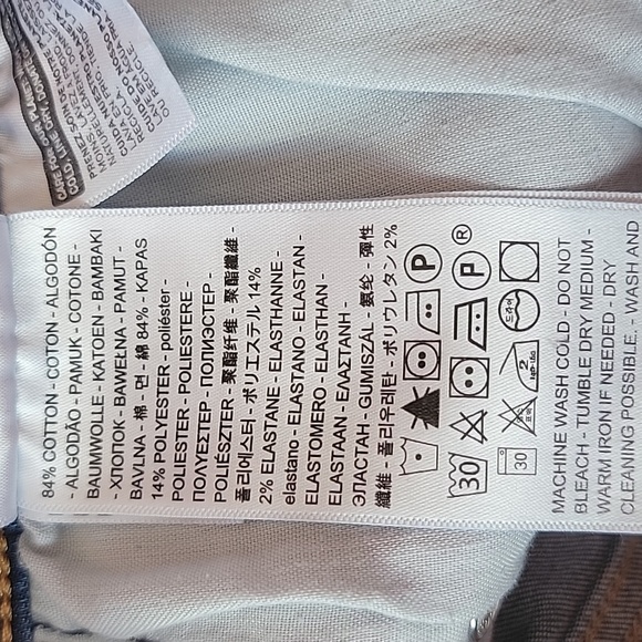 Levi's Premium  724 High Rise Straight Crop  Jeans/ 30. - Picture 5 of 11